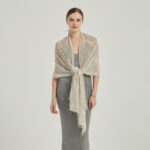 Dana Cloudlight Cashmere Scarf Wrap - White