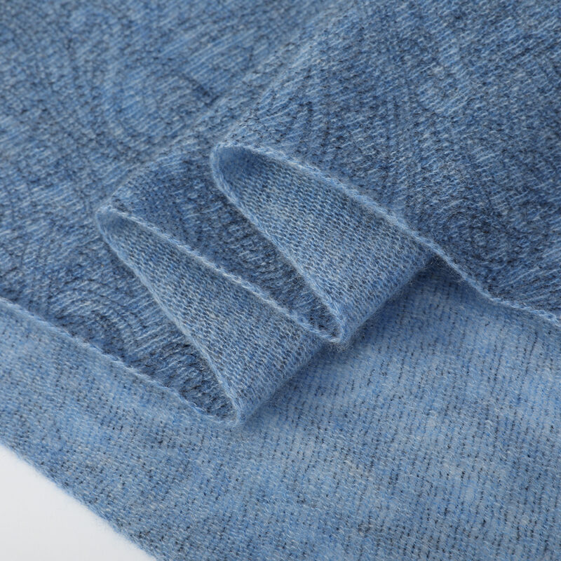 Dana Cloudlight Cashmere Scarf Wrap - Blue - Image 7