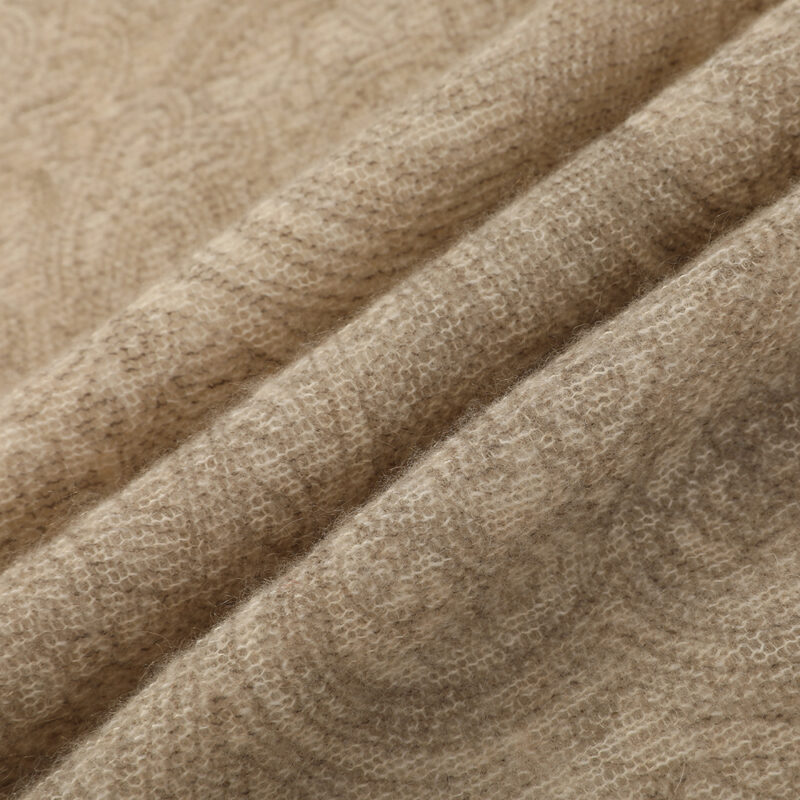 Écharpe en cachemire Dana Cloudlight - Beige – Image 6