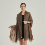 Lena Reversible Featherlight Cashmere Scarf Wrap