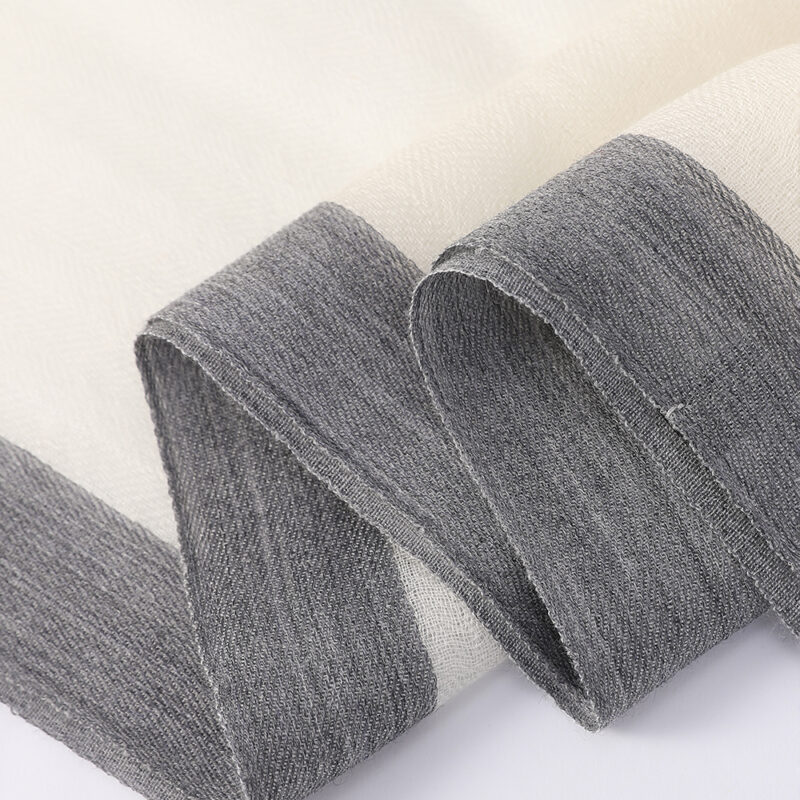 Evie Featherlight Cashmere Scarf Wrap - Beige - Image 7