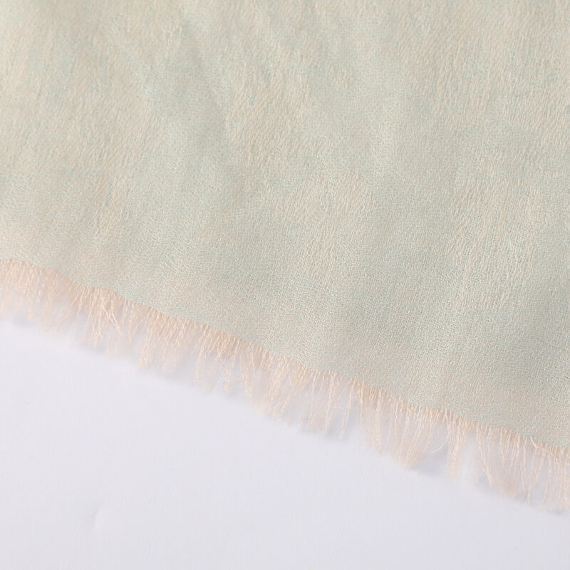 Fiona Featherlight Lambswool Scarf Wrap - Honeydew Green - Image 7