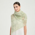 Dana Cloudlight Cashmere Scarf Wrap - Green