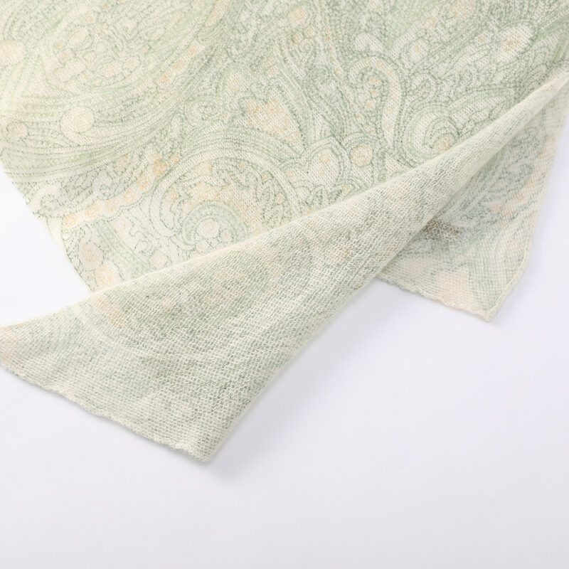 Dana Cloudlight Cashmere Scarf Wrap - Green - Image 7