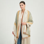 Evie Featherlight Cashmere Scarf Wrap - Green