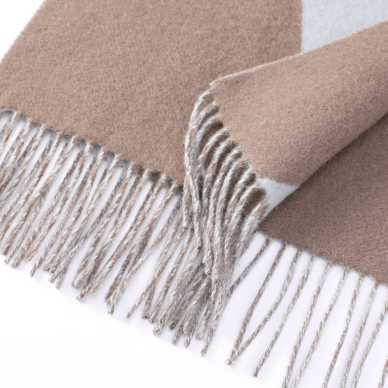 Jules Lambswool Scarf - Light Blue - Image 7