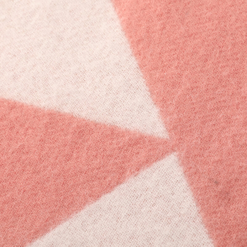 Jules Lambswool Scarf - Coral - Image 6