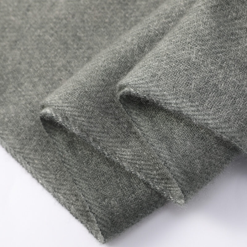 Kiana Cashmere Scarf Wrap - Olive - Image 5