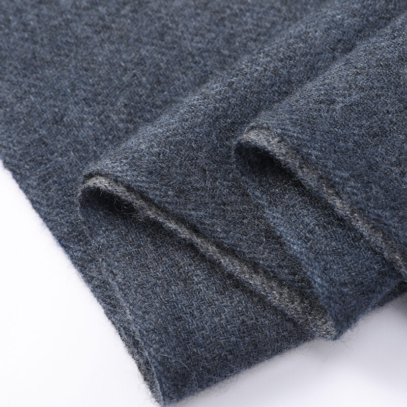 Kiana Federleichter Kaschmir Schal Wrap - Grau – Bild 7