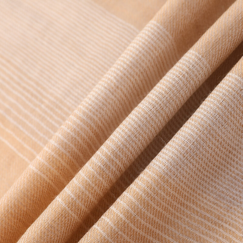 Livia Featherlight Lambswool Scarf Wrap - Yellow - Image 6