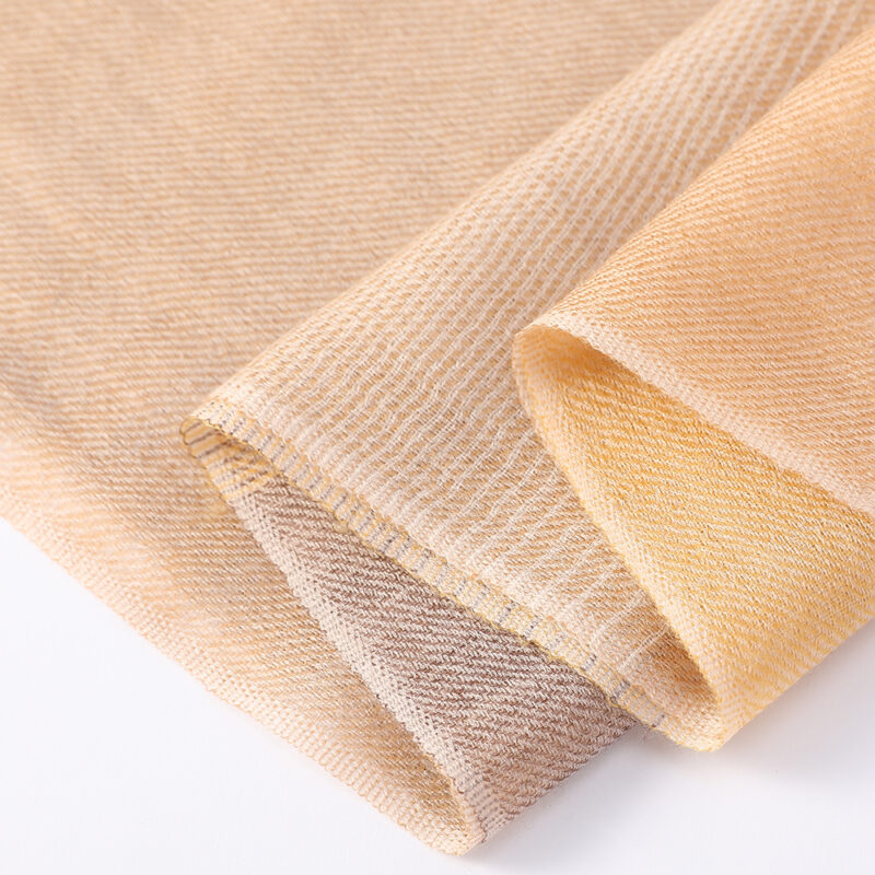 Livia Featherlight Lambswool Scarf Wrap - Yellow - Image 7