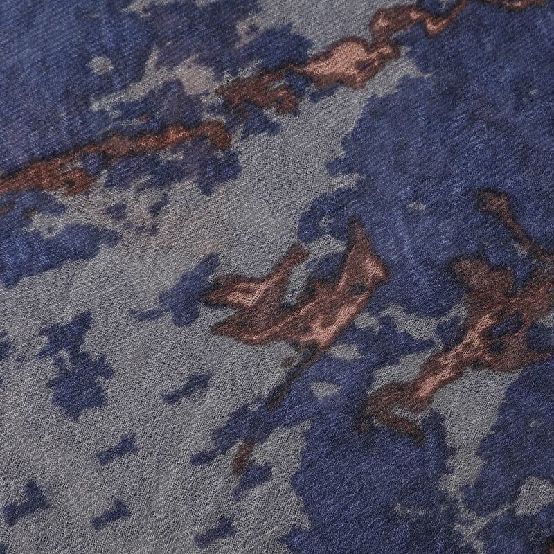 Violet Featherlight Cashmere Scarf Wrap - Dark Blue - Image 6