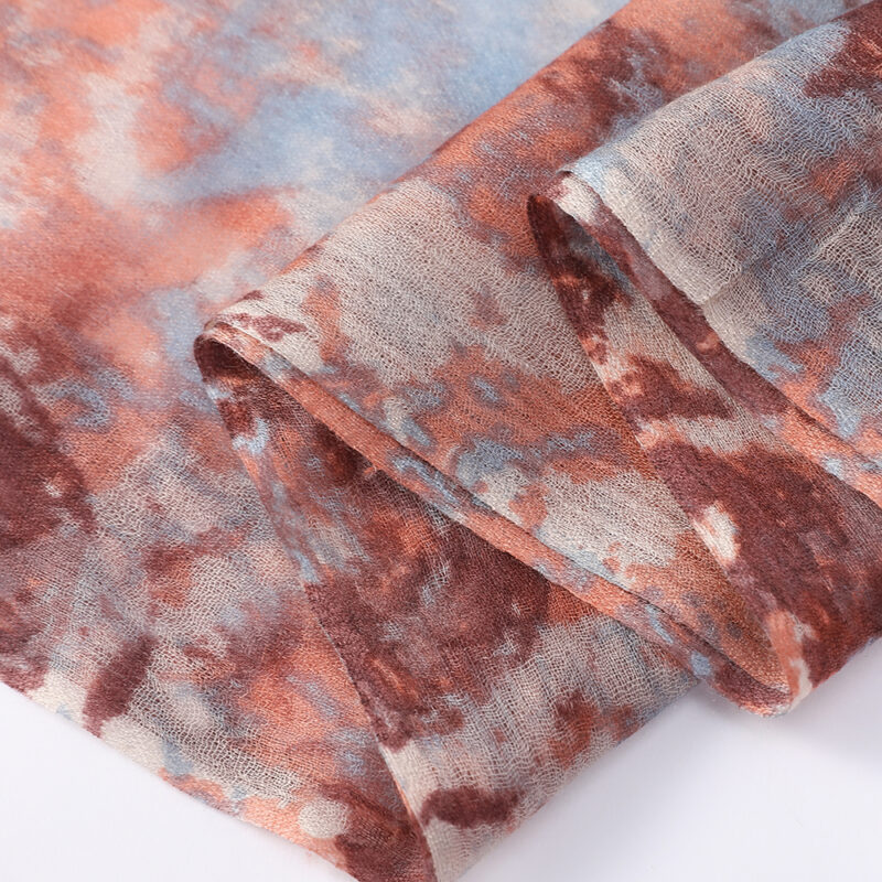 Violet Featherlight Cashmere Scarf Wrap - Light Blue - Image 6