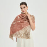 Lorea Cloudlight Cashmere Scarf Wrap - Tangerine
