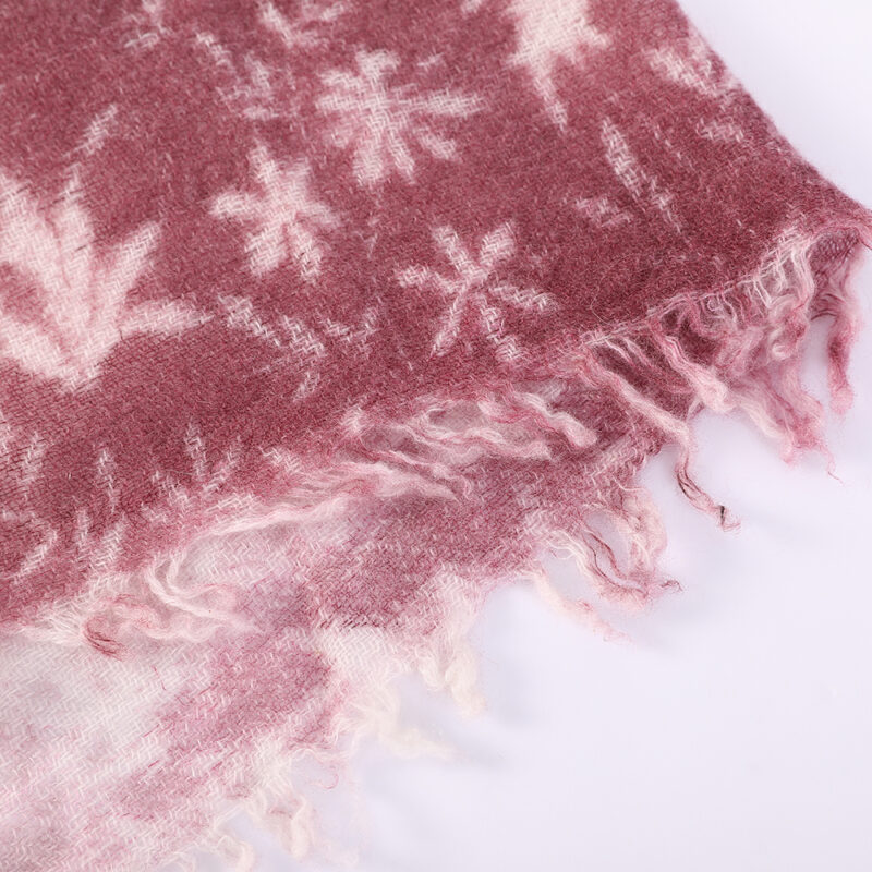 Lorea Cloudlight Cashmere Scarf Wrap - Pale Red - Image 6