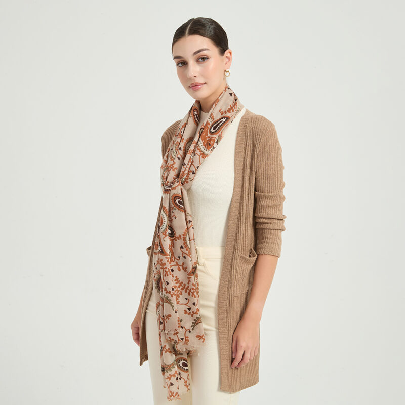 Kaiya Featherlight Lambswool Scarf Wrap - Image 4