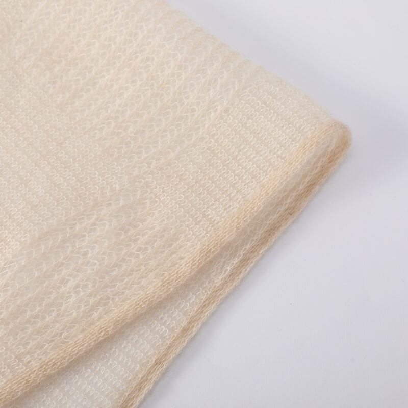 Elora Airweave Kaschmirschal - Beige – Bild 5