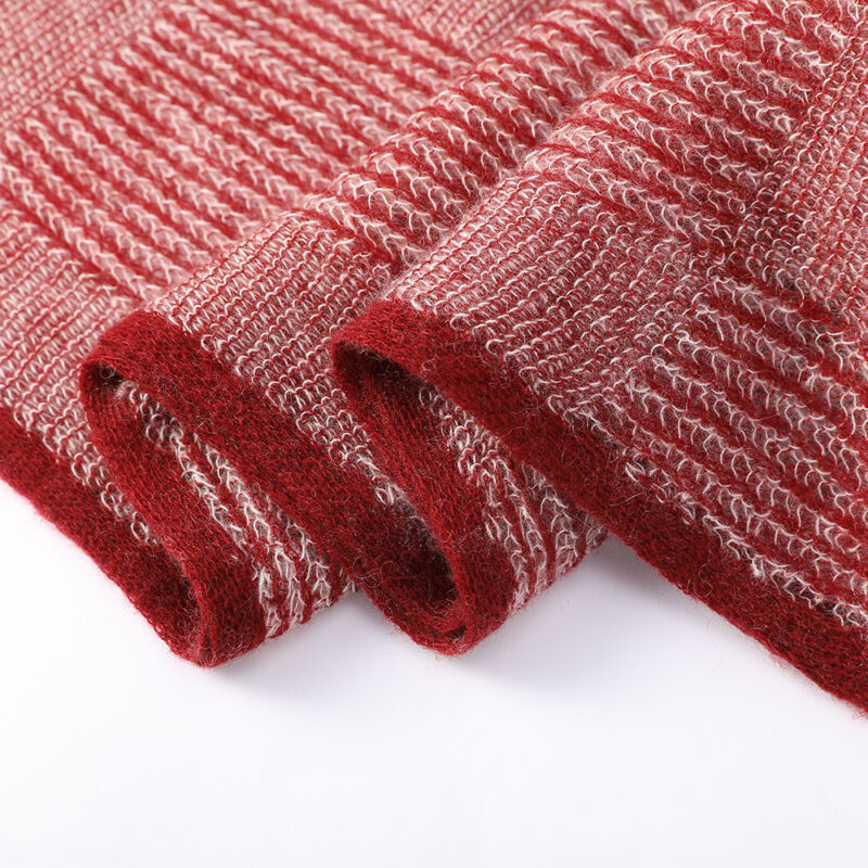 Écharpe en cachemire Elora Airweave - Bourgogne – Image 7