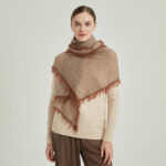 Hena Cloudlight Cashmere Scarf - Khaki