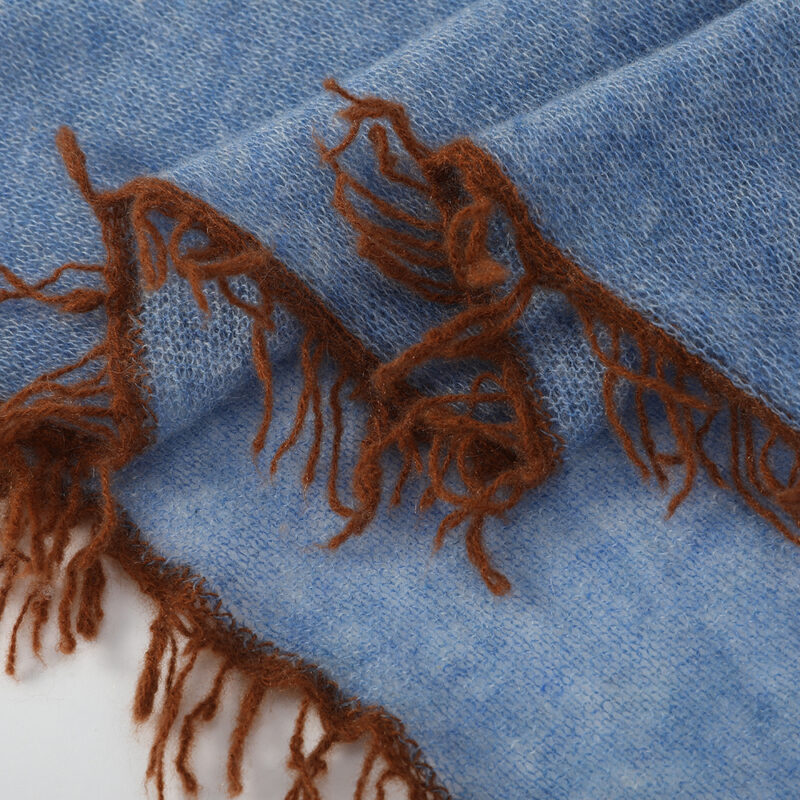 Hena Cloudlight Cashmere Scarf - Blue - Image 6
