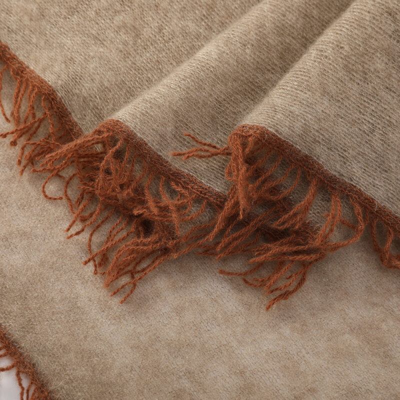 Hena Cloudlight Cashmere Scarf - Khaki - Image 6