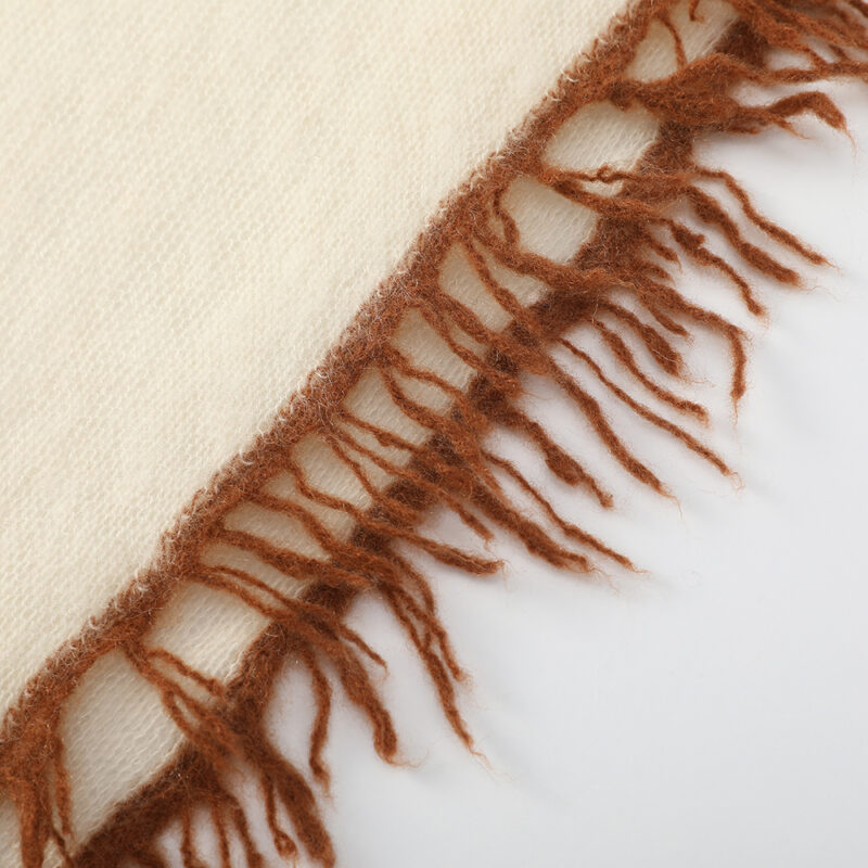 Hena Cloudlight Cashmere Scarf - White - Image 6