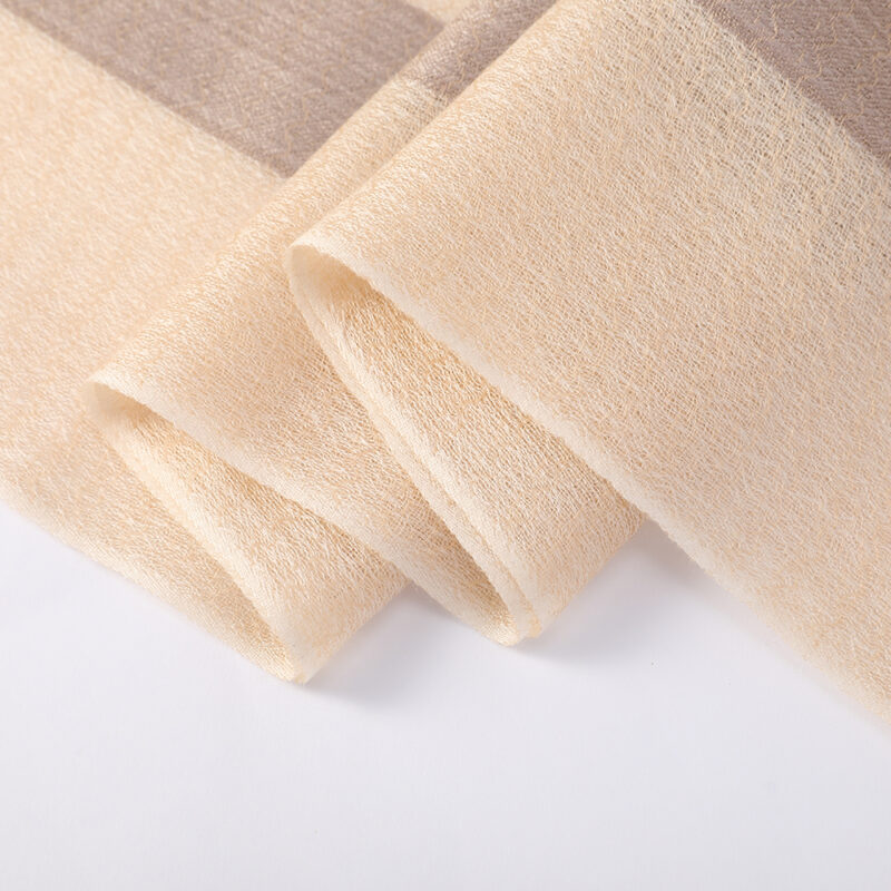 Melina Federleichter Kaschmir Schal Wrap - Beige – Bild 6