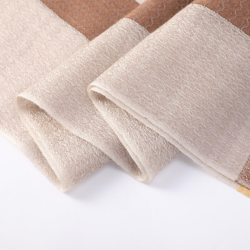 Melina Featherlight Cashmere Scarf Wrap - Almond - Image 6