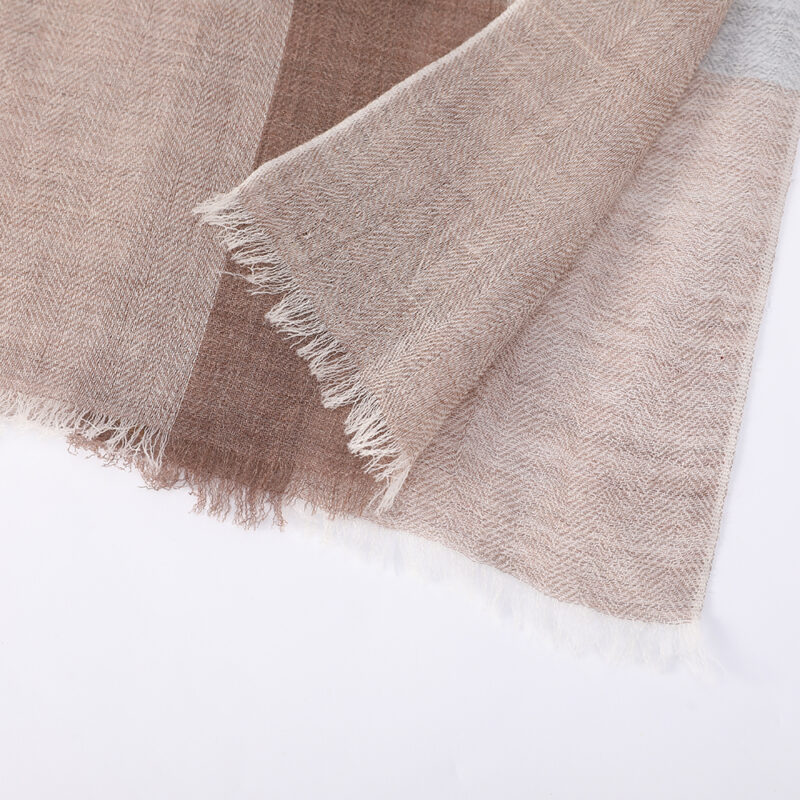 Veda Featherlight Lambswool Scarf Wrap - Image 6