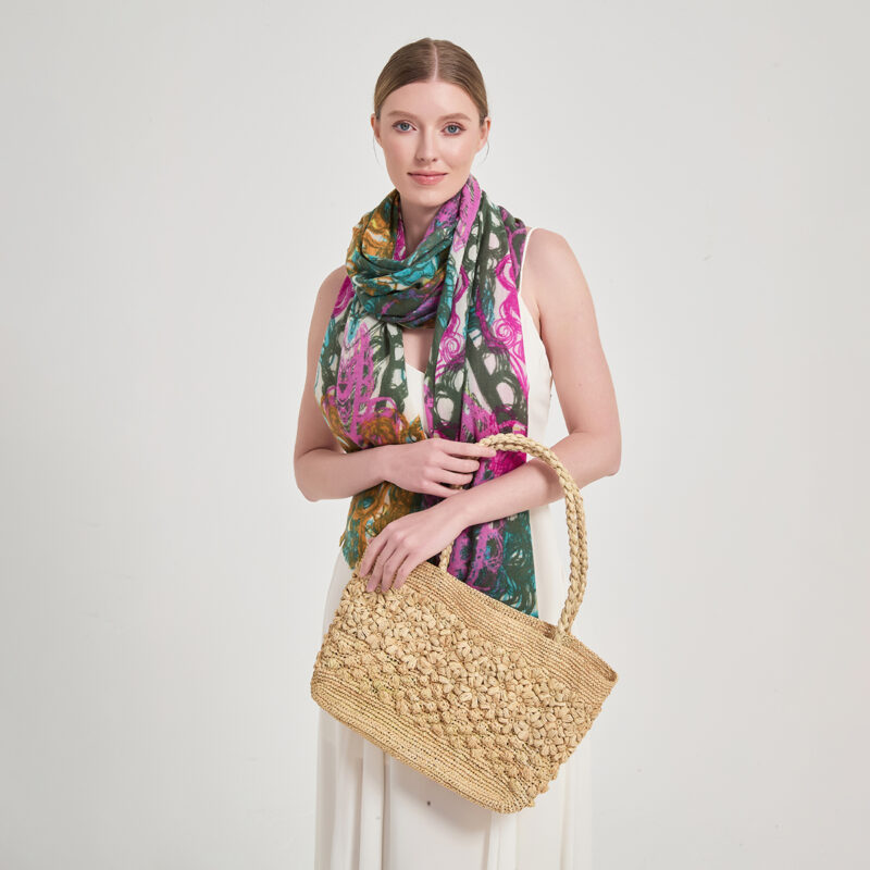 Tote in rafia Beth - immagine 2