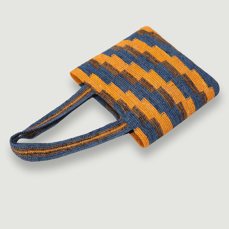 Jayla Raffia Tote - Yellow - Image 3