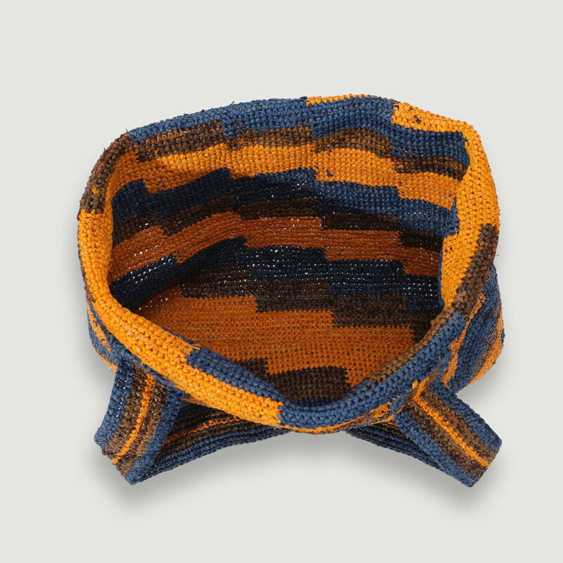 Jayla Raffia Tote - Yellow - Image 5