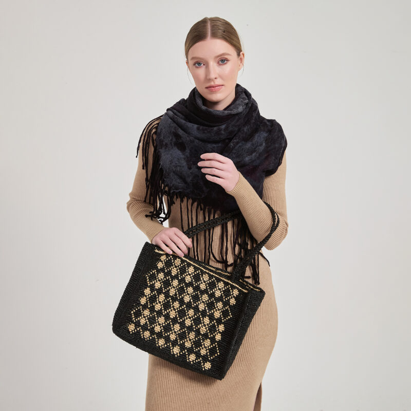 Tote in rafia Jina - immagine 2