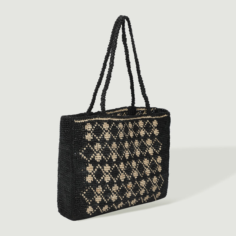Jina Raffia Tote - Image 2