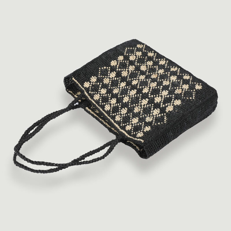 Jina Raffia Tote - Image 3