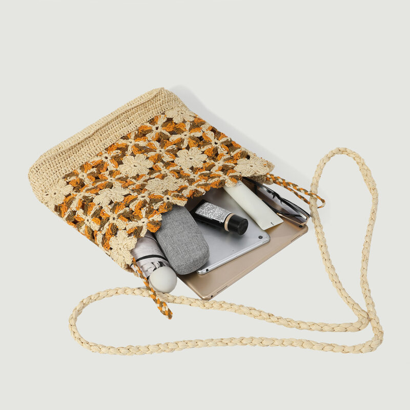 Helen Raffia Tote - Image 7