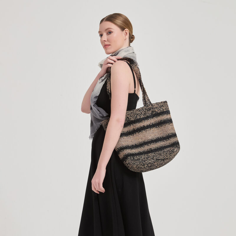 Abbi Raffia Tote - Image 3