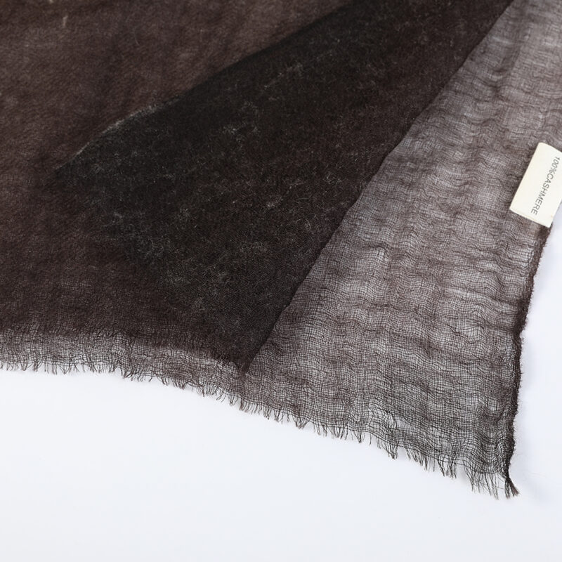 Alaya Featherlight Cashmere Scarf Wrap - Pale Red - Image 5