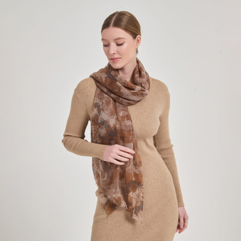 Alia Featherlight Cashmere Scarf Wrap - Image 4