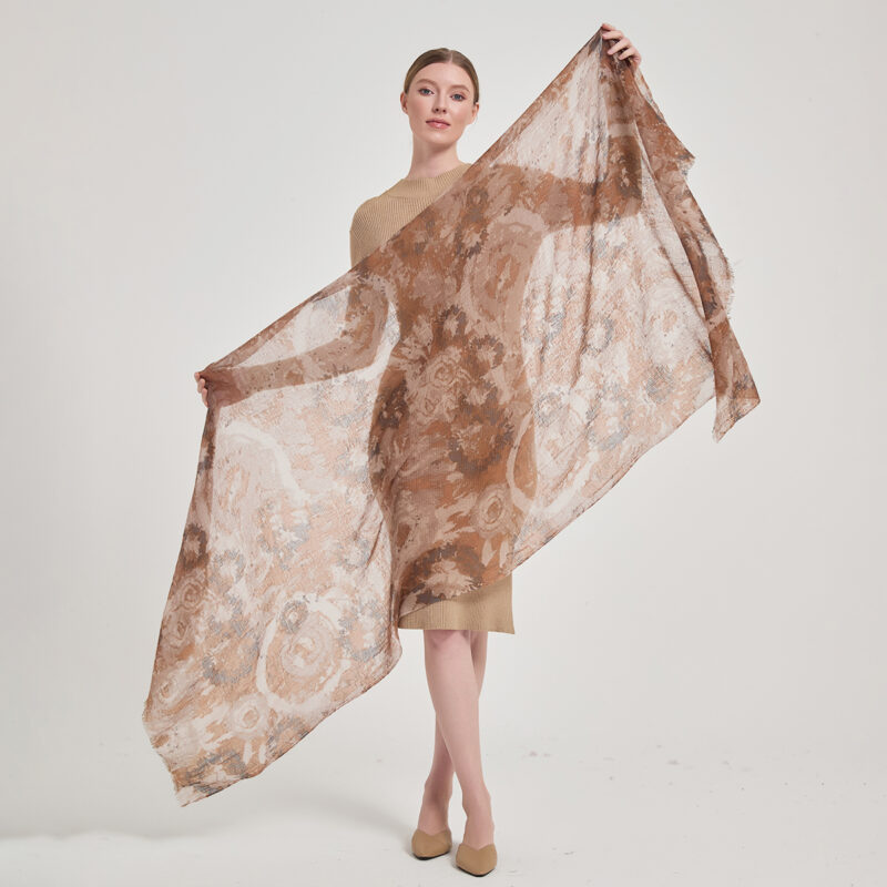 Alia Featherlight Cashmere Scarf Wrap - Image 2