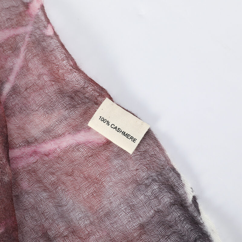 Alys Featherlight Cashmere Scarf Wrap - Grape Purple - Image 7