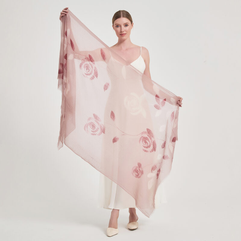 Dali Featherlight Cashmere Scarf Wrap - Image 2
