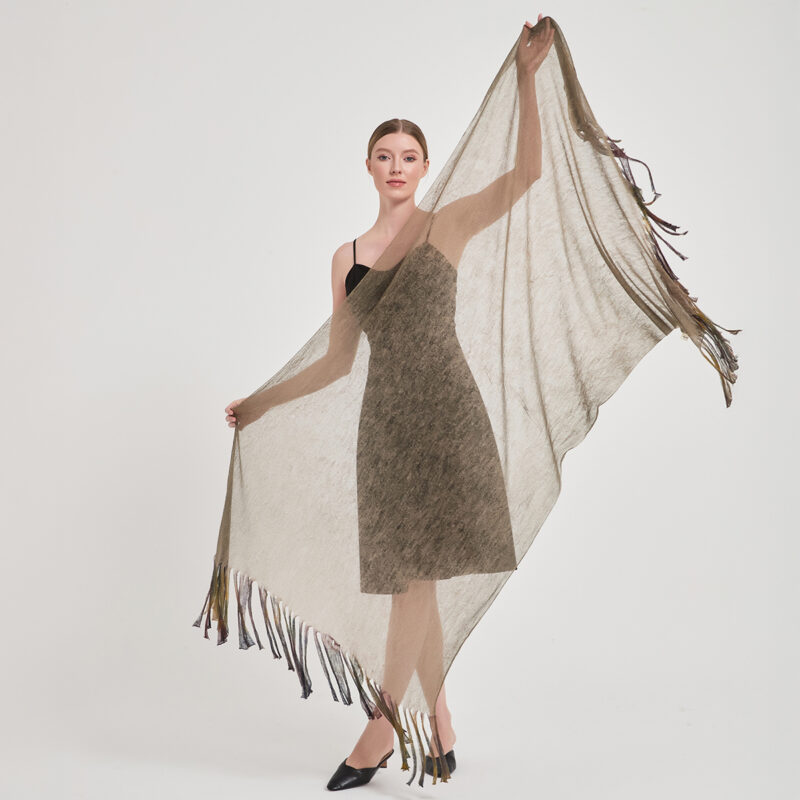 Daya Featherlight Cashmere Scarf Wrap - Image 2