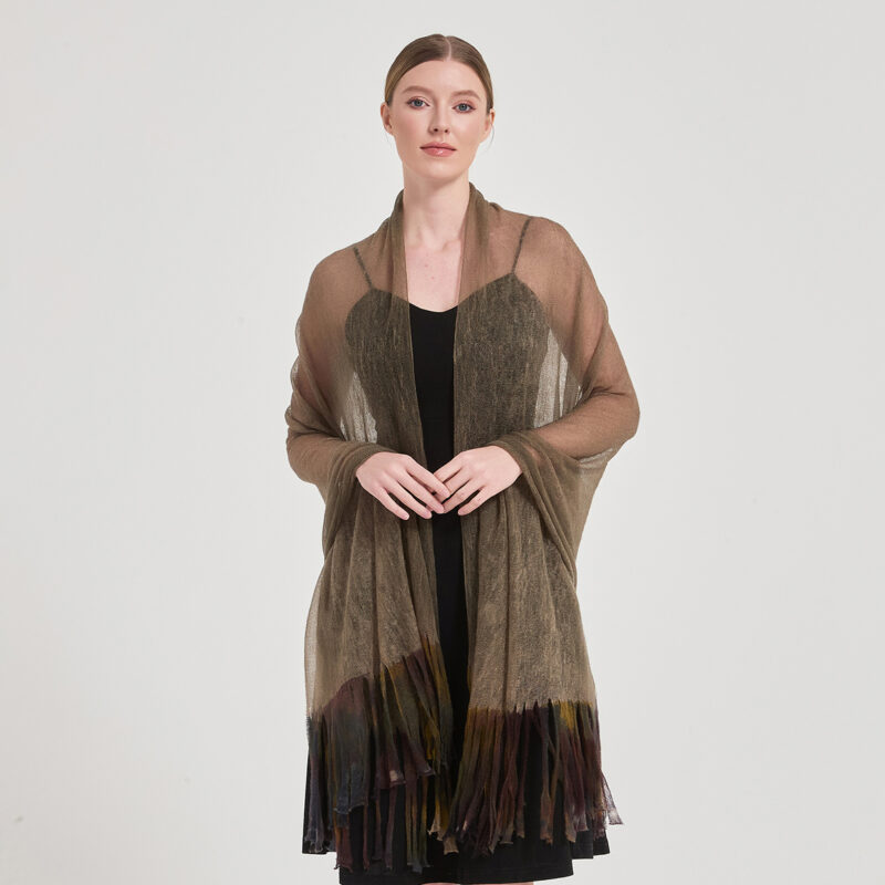 Daya Featherlight Cashmere Scarf Wrap - Image 3