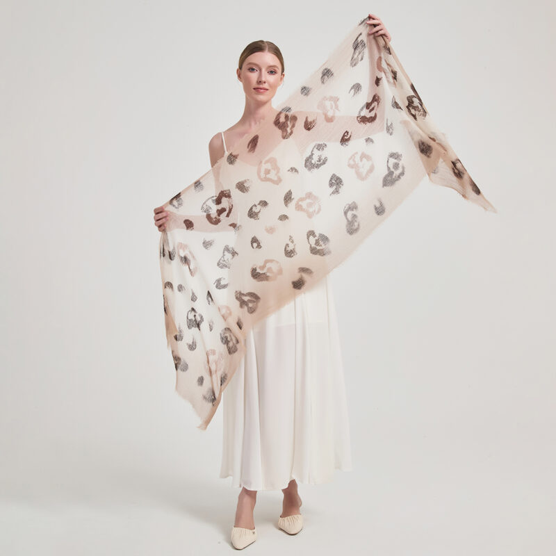 Joelle Featherlight Cashmere Scarf - Image 2