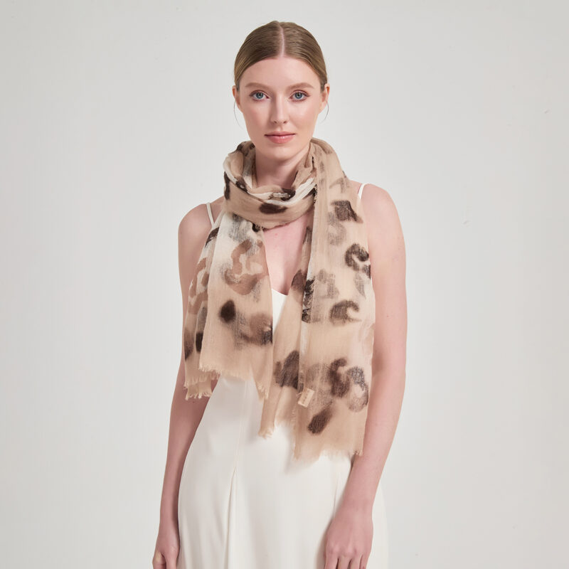 Joelle Featherlight Cashmere Scarf - Image 4