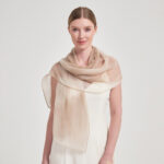 Écharpe en cachemire Lyra Featherlight - Khaki