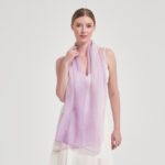Écharpe en cachemire Lyra Featherlight - Lilas