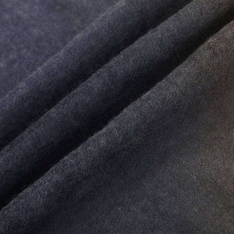 Maeve Square Featherlight Cashmere Scarf - Pigeon Blue - Image 5