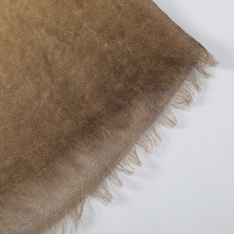 Maeve Square Featherlight Cashmere Scarf - Yellow - Image 6